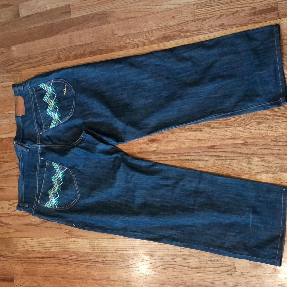 Rocawear- Plaid pocket Jeans